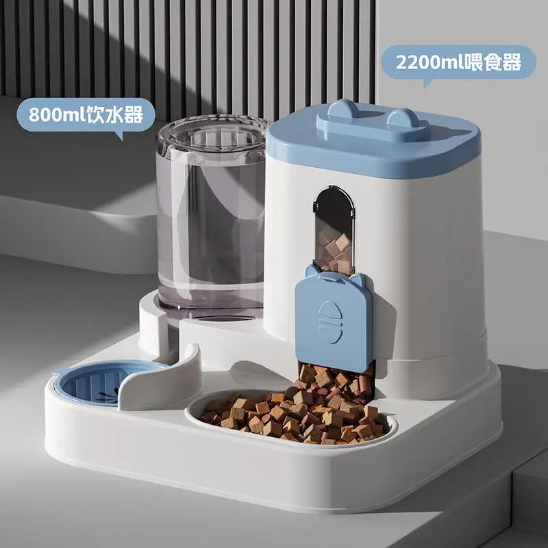 Automatic Dog Cat Feeder and Water Dispenser