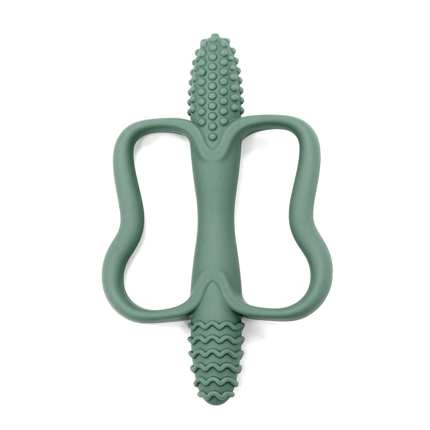 Integrated Silicone Teething Stick with Handle