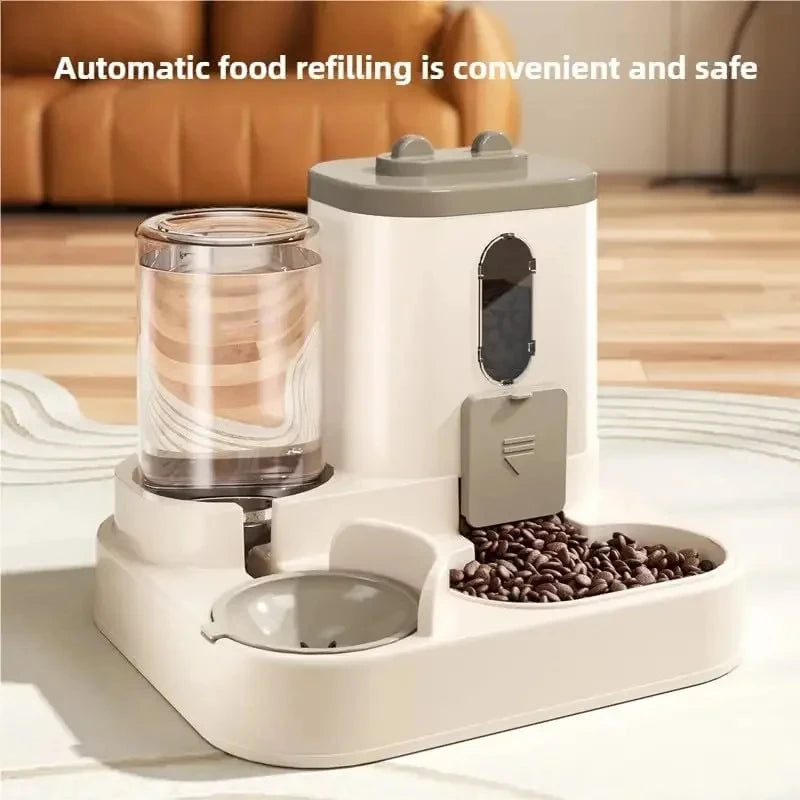 Automatic Dog Cat Feeder and Water Dispenser