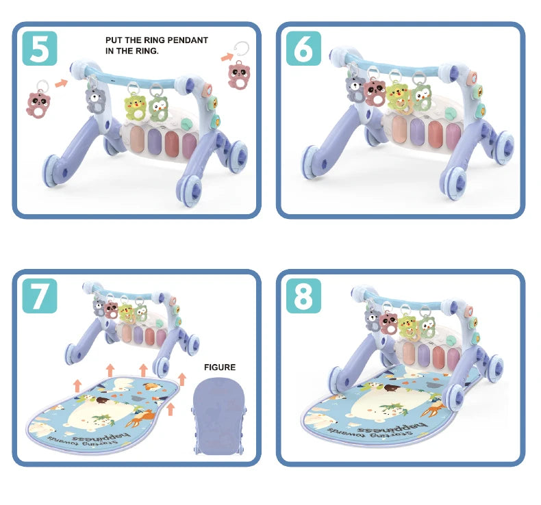 Baby Multifunction Music Pedal Piano