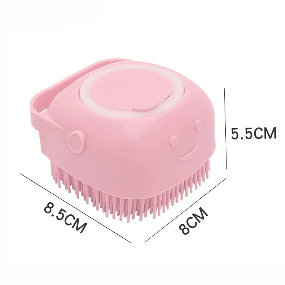 Rubber Pet Massage Shower Brush