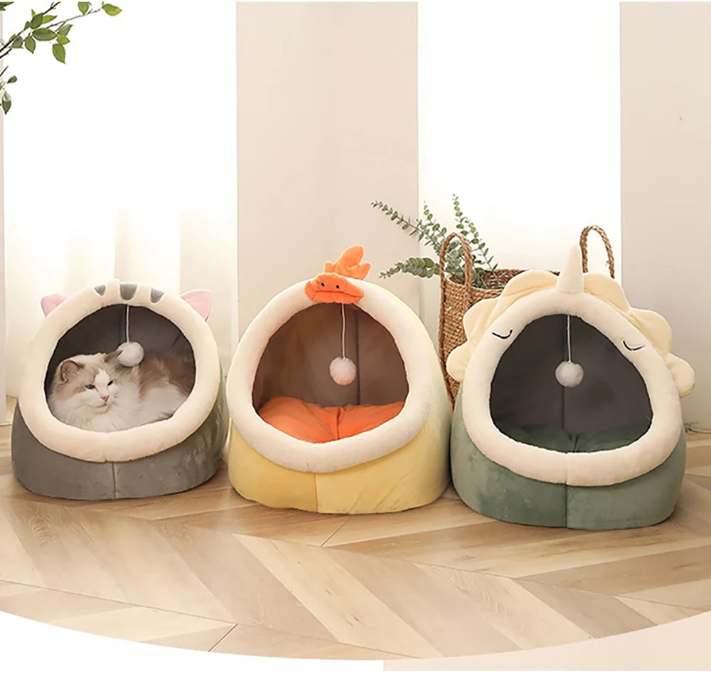 Foldable Cartoon Pet Bed