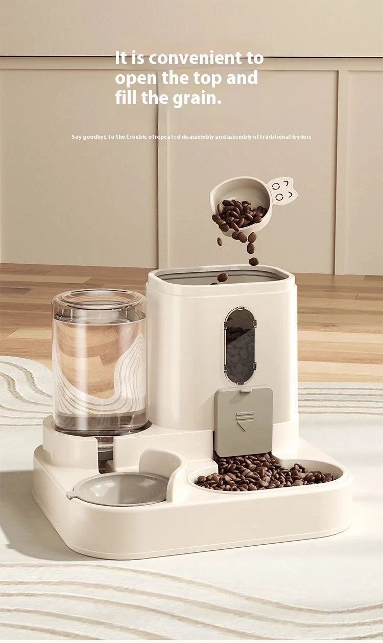Automatic Dog Cat Feeder and Water Dispenser