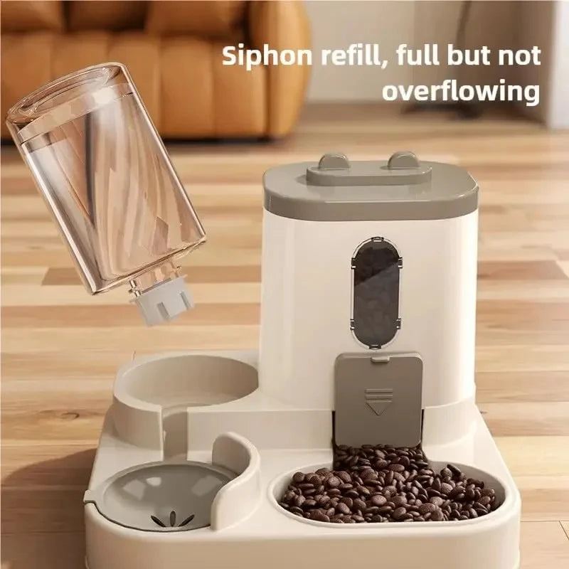 Automatic Dog Cat Feeder and Water Dispenser