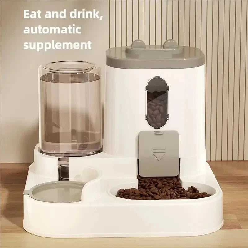 Automatic Dog Cat Feeder and Water Dispenser