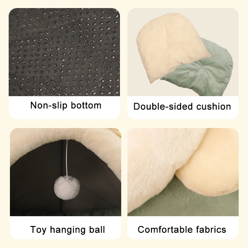 Foldable Cartoon Pet Bed