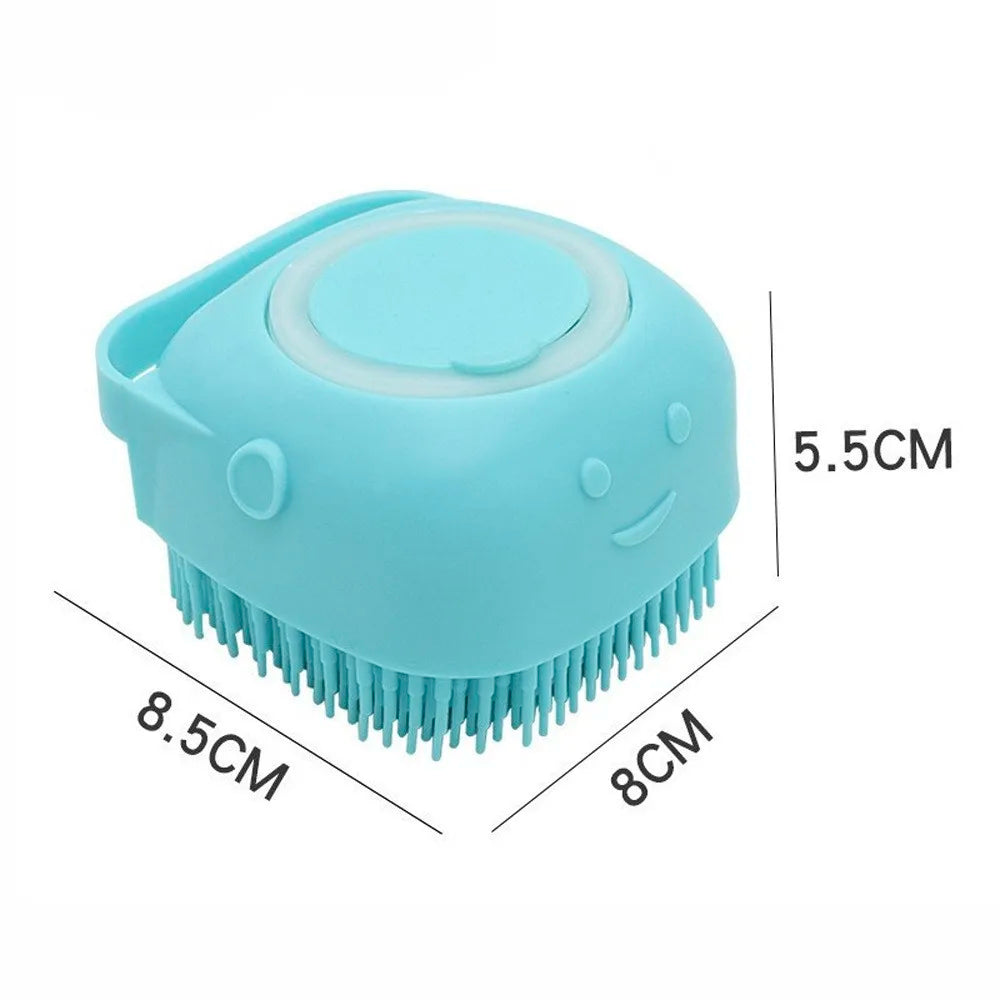 Rubber Pet Massage Shower Brush