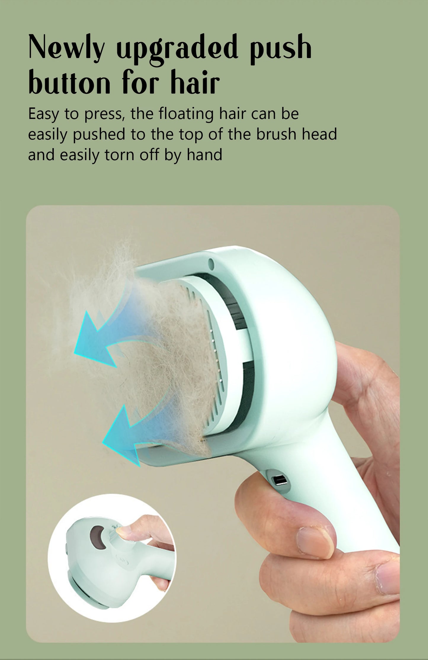 Dog Steam Comb Pet Massage Brush