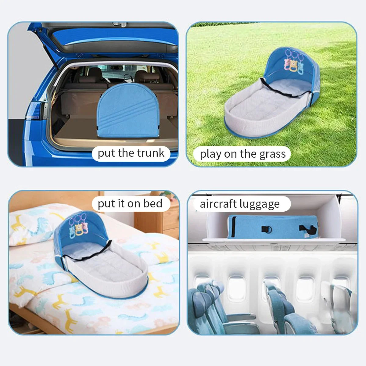 Newborns Baby Travel Bed