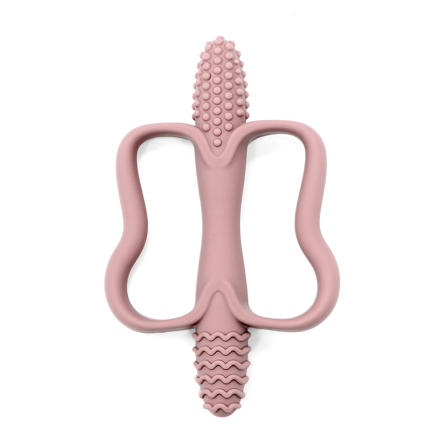 Integrated Silicone Teething Stick with Handle