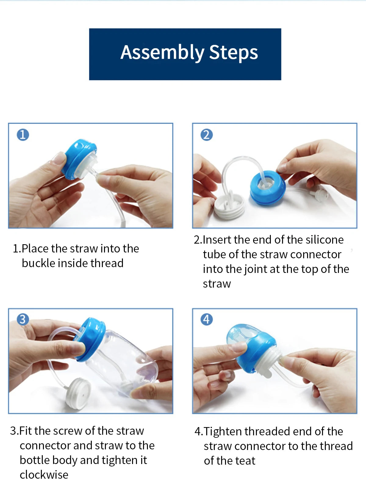 3 Month+ Hands Free Baby Feeding Bottle