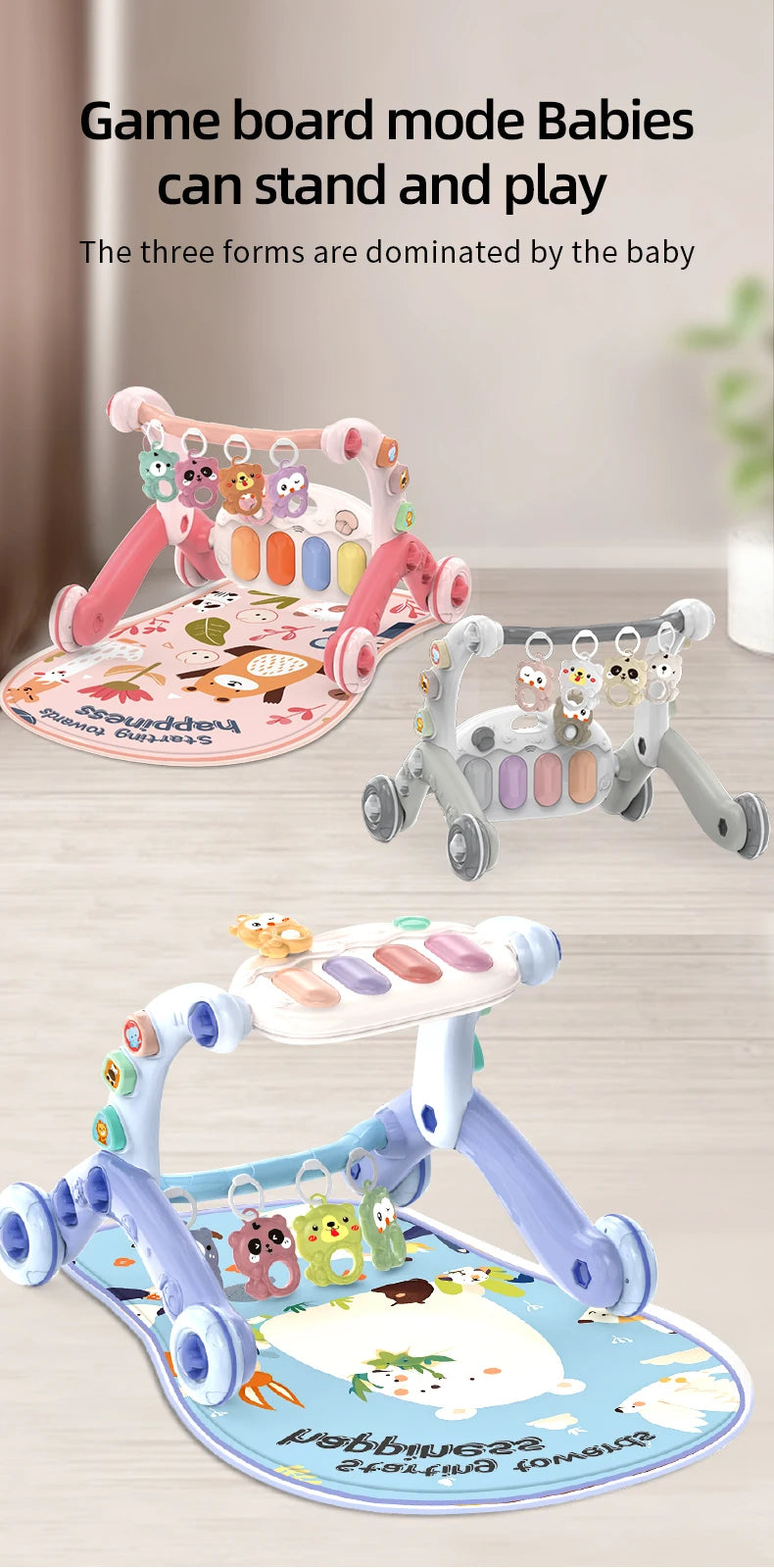 Baby Multifunction Music Pedal Piano