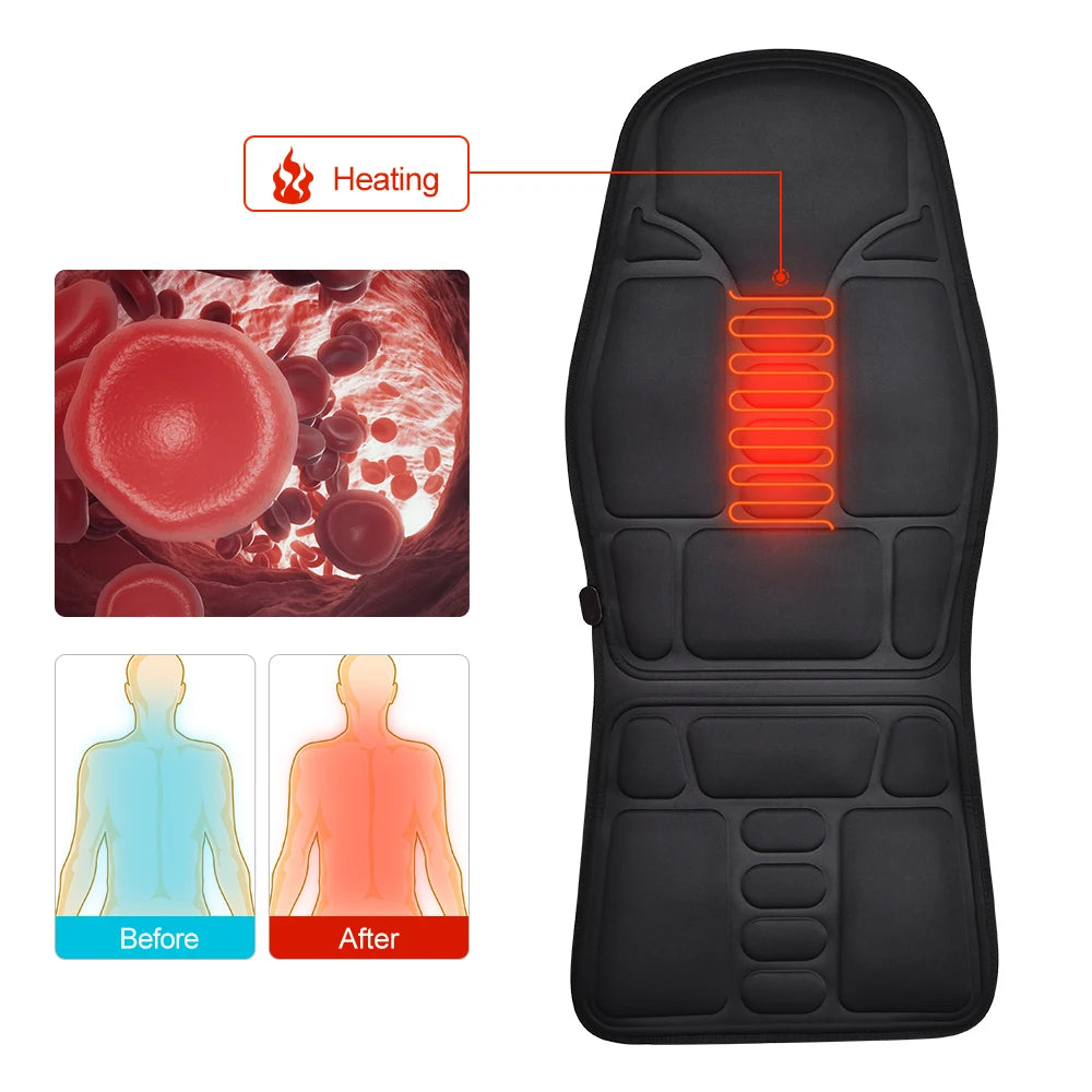 Electric Back Full-Body Massage Chair Cushion