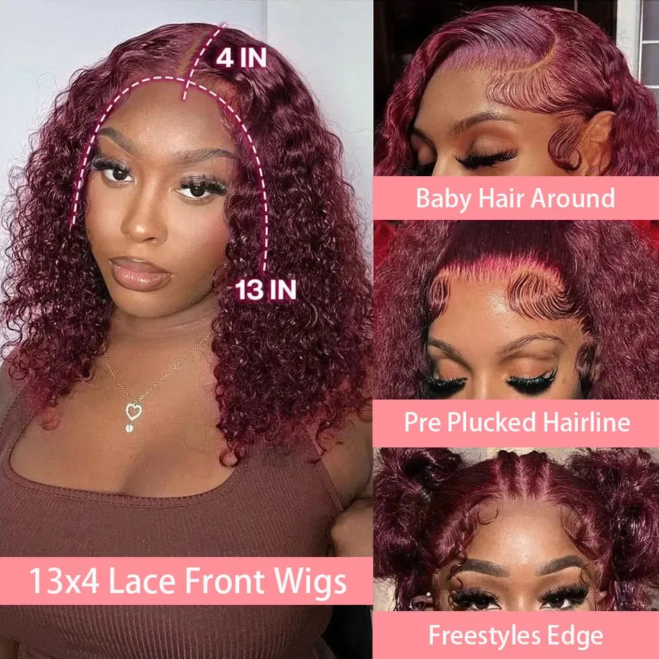 Short Deep Water Wave 13x4 Lace