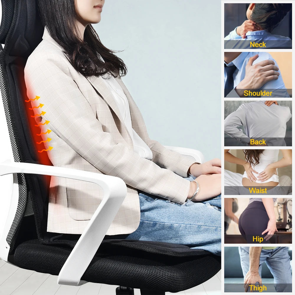 Electric Back Full-Body Massage Chair Cushion