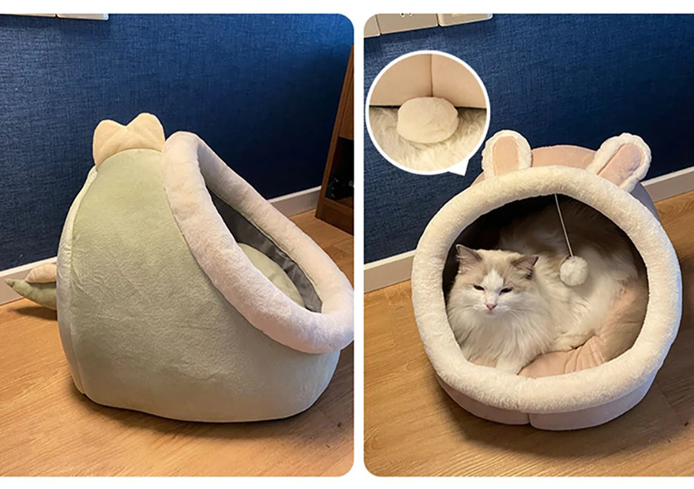 Foldable Cartoon Pet Bed