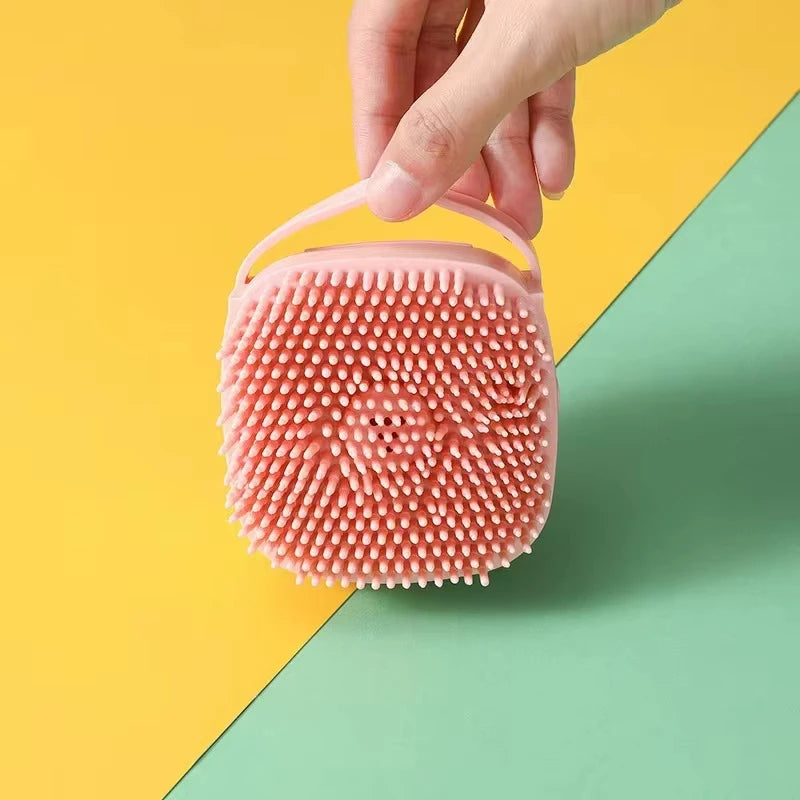 Rubber Pet Massage Shower Brush
