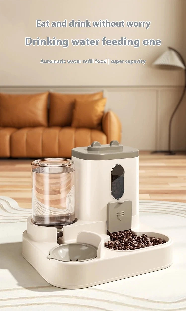 Automatic Dog Cat Feeder and Water Dispenser
