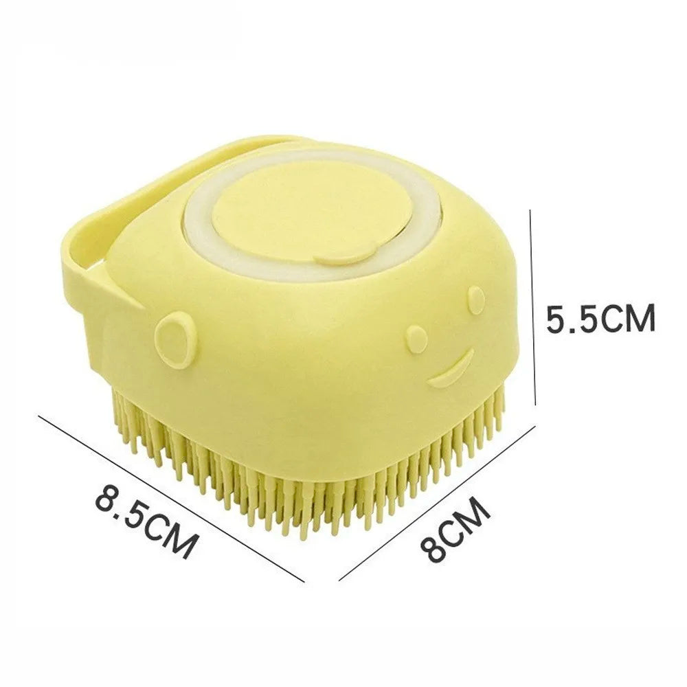 Rubber Pet Massage Shower Brush