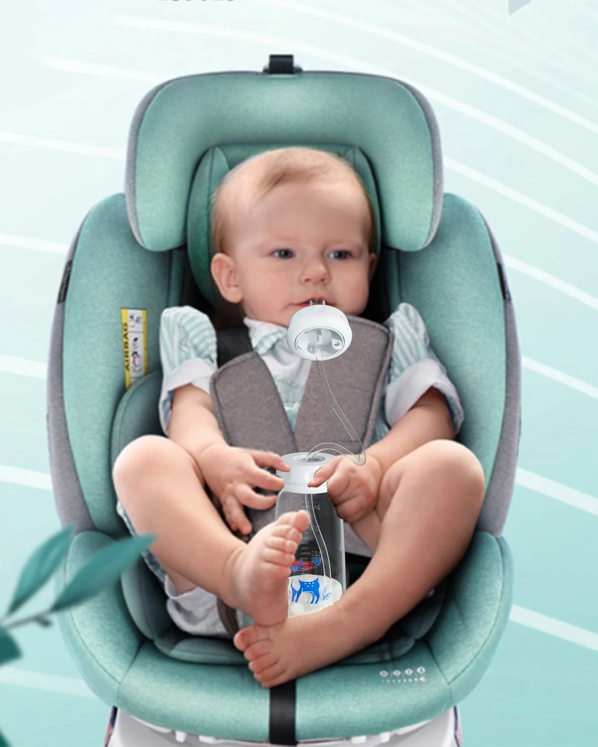 3 Month+ Hands Free Baby Feeding Bottle