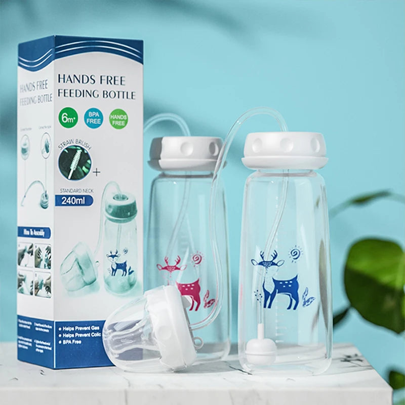 3 Month+ Hands Free Baby Feeding Bottle