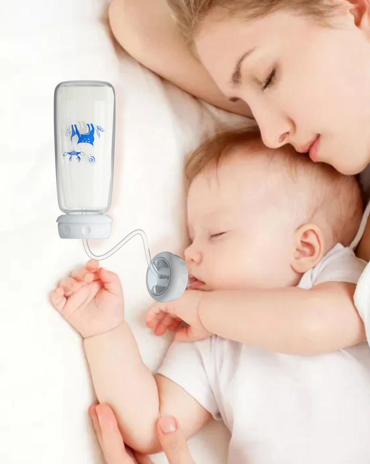 3 Month+ Hands Free Baby Feeding Bottle