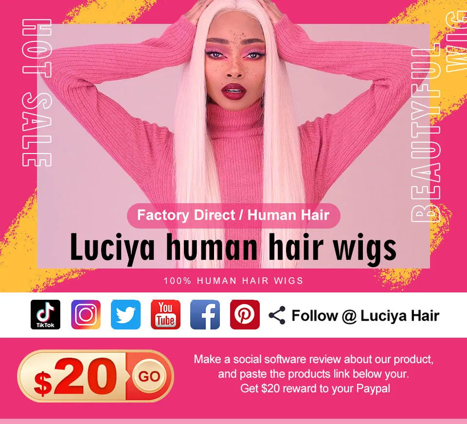 Kinky Straight Human Hair Wigs 360 HD Frontal Lace Wig and  5x5 Glueless Lace Closure