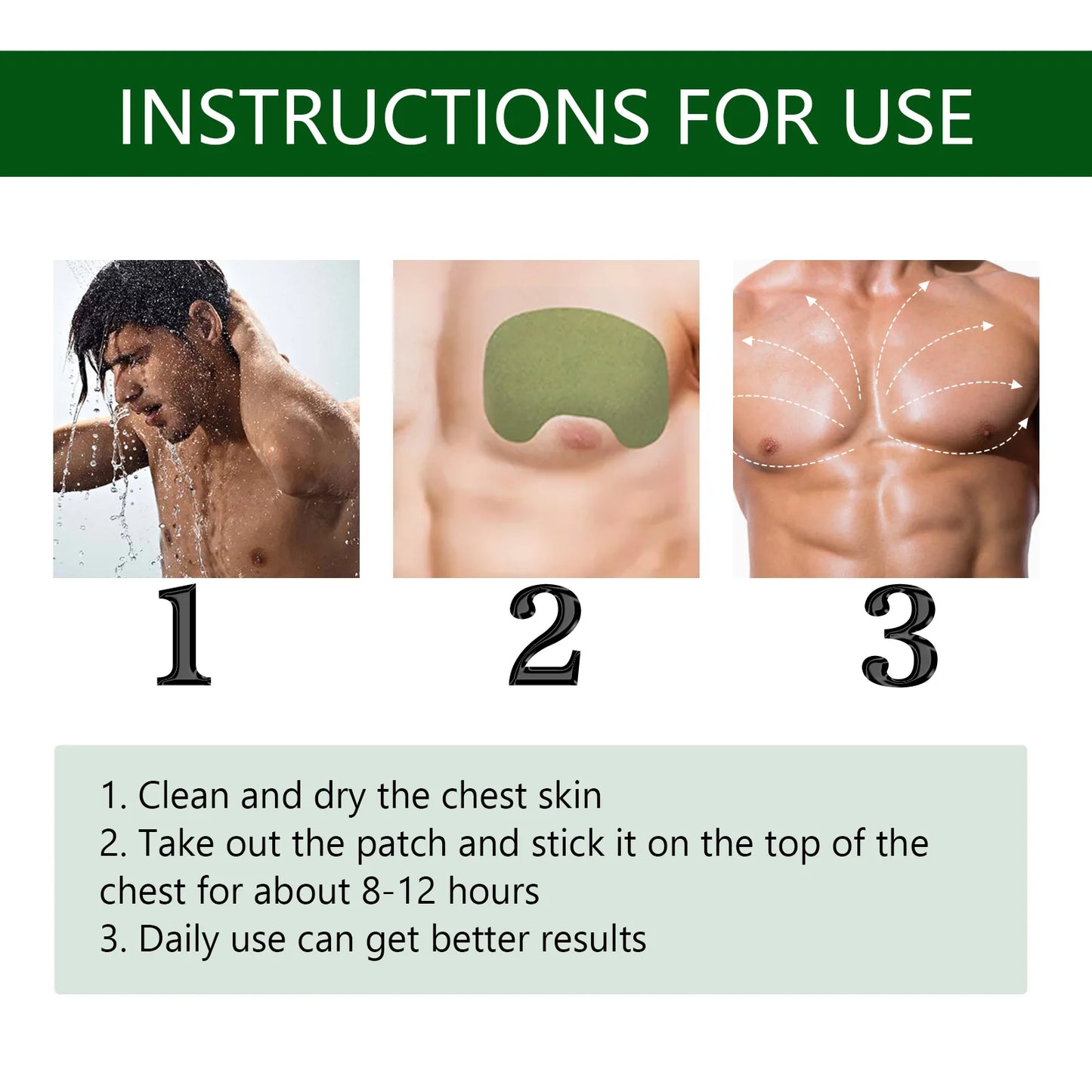 Chest and Belly Shaping  Patch For Men