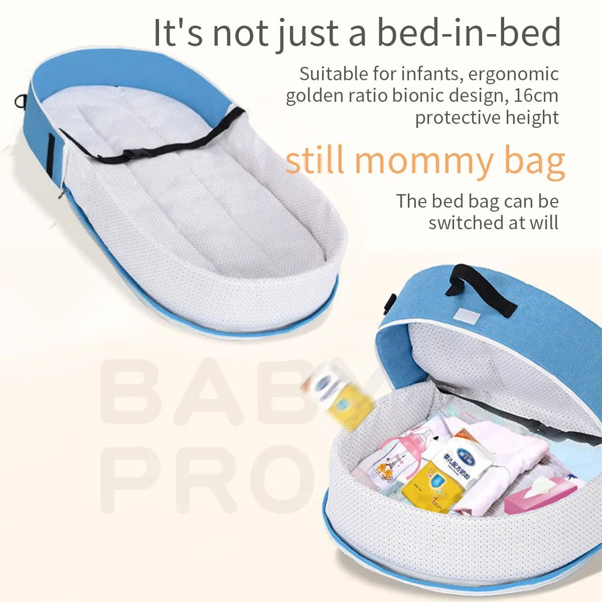Newborns Baby Travel Bed