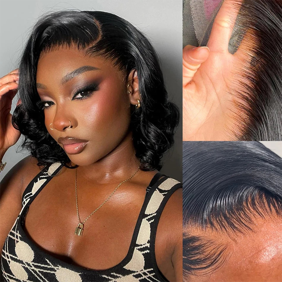 Double Drawn Short  Glueless Vietnamese wigs
