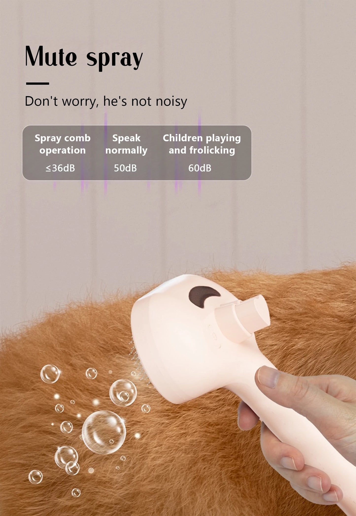 Dog Steam Comb Pet Massage Brush