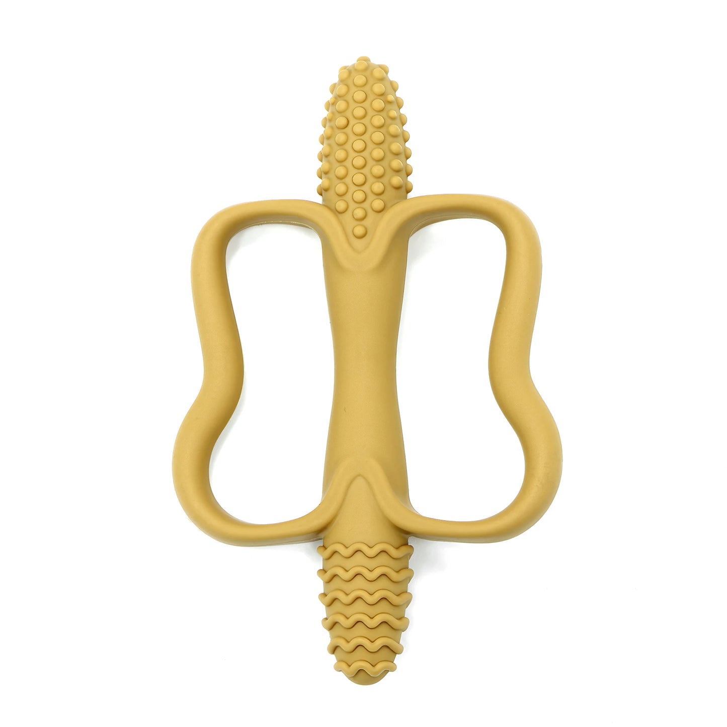 Integrated Silicone Teething Stick with Handle
