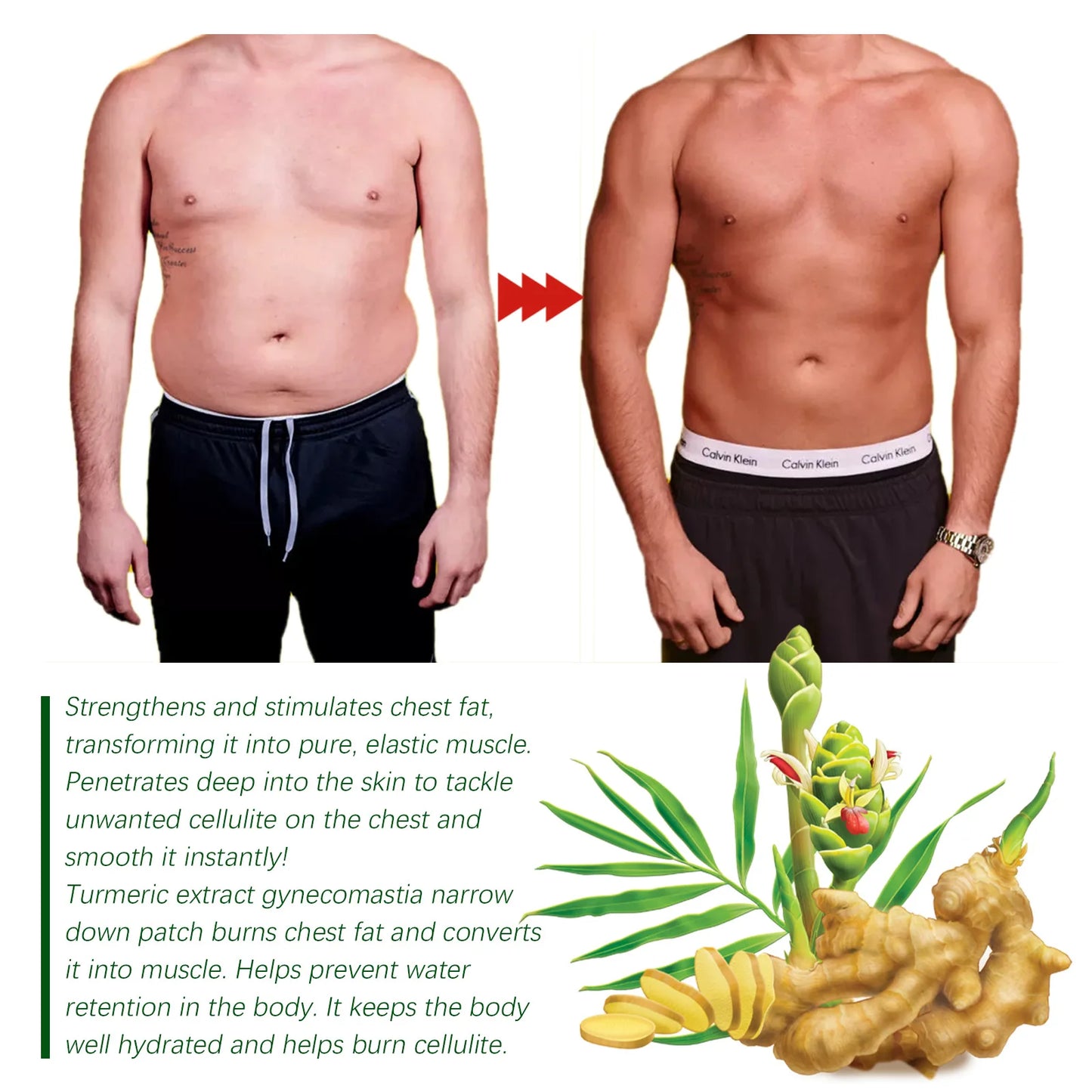 Chest and Belly Shaping  Patch For Men