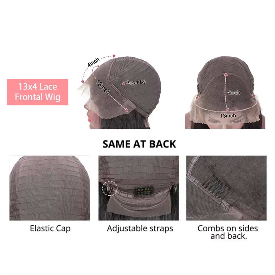 Short Deep Water Wave 13x4 Lace